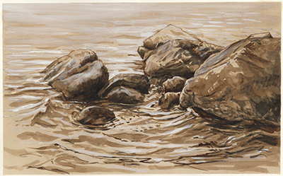 Drawing of Rocks by Joe Hautman
